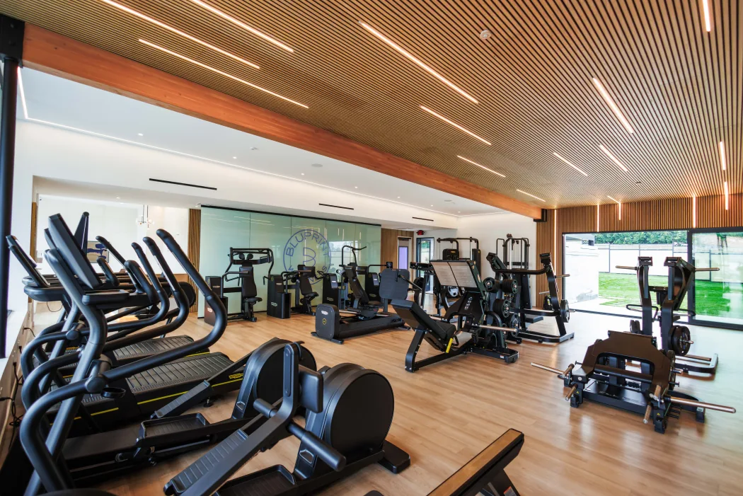 Bluprint Wellness training floor with performance equipment