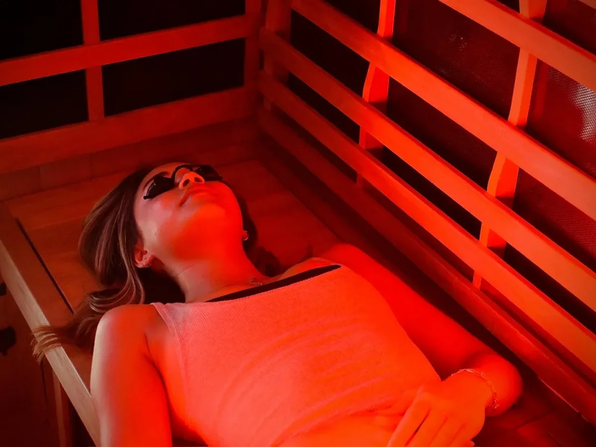 Infrared sauna at Bluprint Wellness in Solana Beach